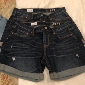 LOT OF TWO Gap Sexy Boyfriend Shorts